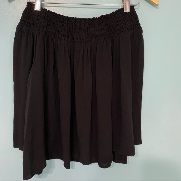 Aritzia Talula Marcilly Black Smocked Off Shoulder Blouse - Picture 5 of 10